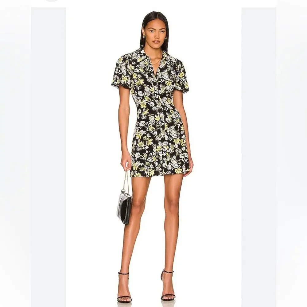 MAJORELLE Darby Dress in Springfield Multi Floral Shirtdress size‎ Small